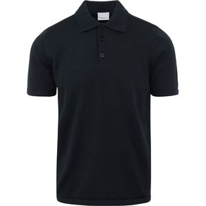 KnowledgeCotton Apparel Poloshirt Navy - Heren