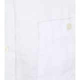KnowledgeCotton Apparel - Overhemd - Wit - Linnen - Casual