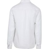 KnowledgeCotton Apparel - Overhemd - Wit - Linnen - Casual