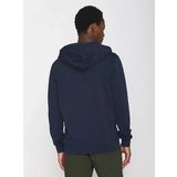 Vest KnowledgeCotton Apparel Men Ask Regular Zip Hood Kangaroo Badge Total Eclipse