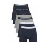 Ondergoed KnowledgeCotton Apparel Men Anker 6 Pack Total Eclipse