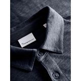 KnowledgeCotton Apparel - Polo - Total Eclipse - Regular Fit - 100% Biologisch Linnen