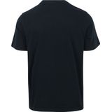 KnowledgeCotton Apparel - Loke Badge Tee - T-shirt - Total Eclipse - Biologisch Katoen