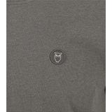KnowledgeCotton Apparel - T-shirt - Dark Grey Melange - Regular Fit - Biologisch Katoen