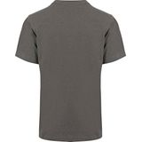 KnowledgeCotton Apparel - T-shirt - Dark Grey Melange - Regular Fit - Biologisch Katoen