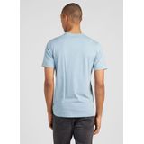 KnowledgeCotton Apparel - Agnar Basic T-shirt - Blauw - Biologisch Katoen