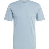 KnowledgeCotton Apparel - Agnar Basic T-shirt - Blauw - Biologisch Katoen