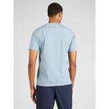 KnowledgeCotton Apparel - T-shirt - Asley Blue - Regular Fit