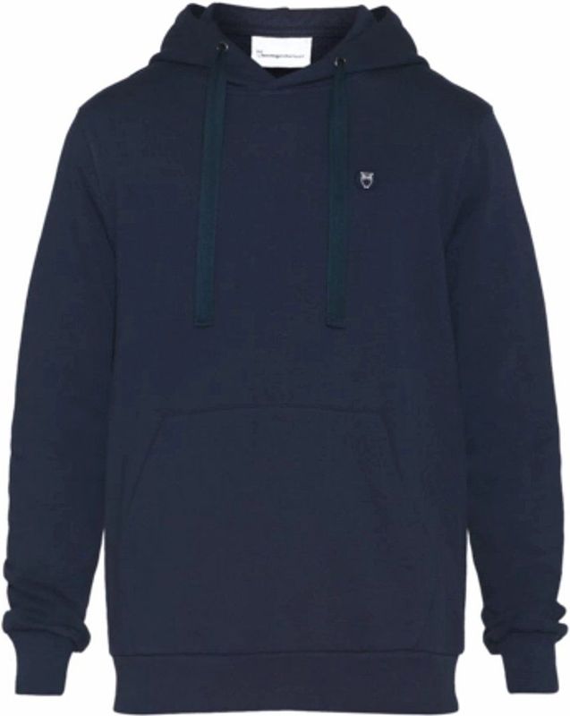 KnowledgeCotton Apparel - Hoodie - Zwart - 100% Biologisch Katoen