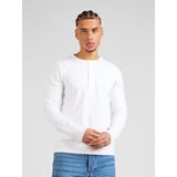 KnowledgeCotton Apparel - BO Henley - Overhemd - Bright White - Lange Mouwen