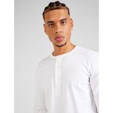 KnowledgeCotton Apparel - BO Henley - Overhemd - Bright White - Lange Mouwen