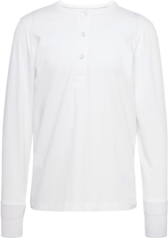 KnowledgeCotton Apparel - BO Henley - Overhemd - Bright White - Lange Mouwen