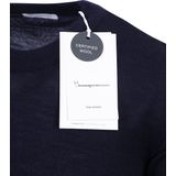 KnowledgeCotton Apparel - Karl - Gebreide Trui - Total Eclipse - 100% Merino Wol