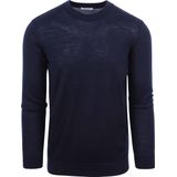 KnowledgeCotton Apparel Pullover Wol Navy - Heren - Pullovers