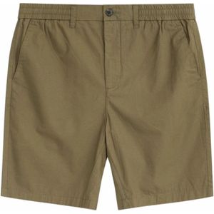 KnowledgeCotton Apparel - Korte Broek - Burned Olive - 100% Biologisch Katoen