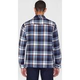 KnowledgeCotton Apparel - Overhemd - Blue Check - 100% Biologisch Katoen