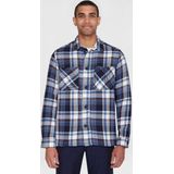 KnowledgeCotton Apparel - Overhemd - Blue Check - 100% Biologisch Katoen
