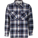 KnowledgeCotton Apparel - Overhemd - Blue Check - 100% Biologisch Katoen