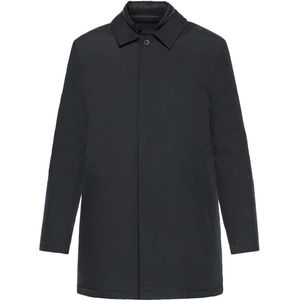 Knowledge Cotton Apparel - Climate Shell Carcoat Jacket - Zwart - Heren - Softshell