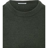 KnowledgeCotton Apparel Pullover Wol Donkergroen - Maat M - Heren - Pullovers