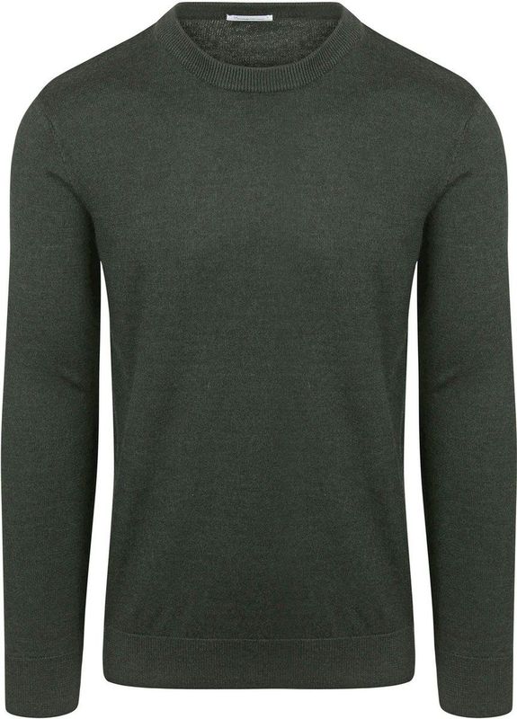 KnowledgeCotton Apparel Heren Merino Knit Crew Neck Trui