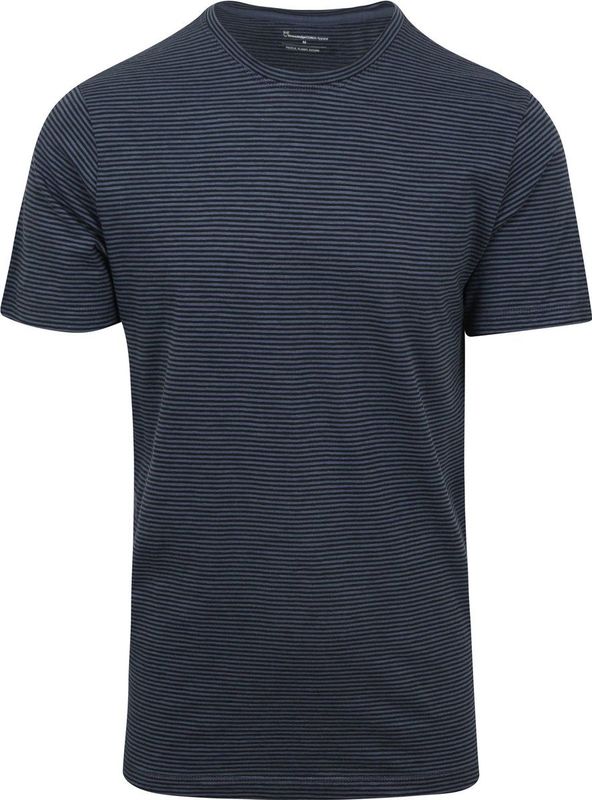 KnowledgeCotton Apparel - T-Shirt - Navy - 100% Biologisch Katoen