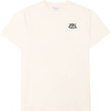 KnowledgeCotton Apparel Heren Owl Chest Embroidery T-shirt