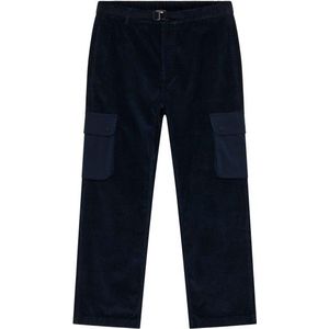 KnowledgeCotton Apparel - Fig 8 Wales - Vrijetijdsbroek - Zwart/Blauw