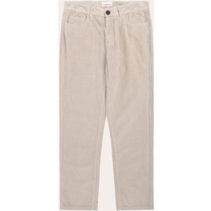 Knowledge Cotton Apparel - Organic Cotton Chuck 5-Pocket Corduroy Pants - Grijs - Capribroek