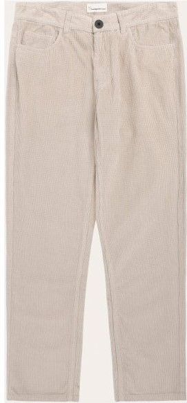 Knowledge Cotton Apparel - Organic Cotton Chuck 5-Pocket Corduroy Pants - Grijs - Capribroek