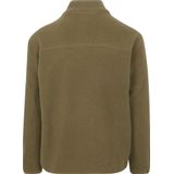 KnowledgeCotton Apparel Everyday Adv Nordic Light Zip FL Fleecevest (Heren |olijfgroen/bruin)