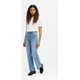 Object Jeans Objmarina Mw Denim Jeans Noos 23037483 Medium Blue Demin Dames