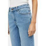 Object Jeans Objmarina Mw Denim Jeans Noos 23037483 Medium Blue Demin Dames