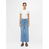 Object Jeans Objmarina Mw Denim Jeans Noos 23037483 Medium Blue Demin Dames