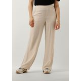 Object Objsanne Aline Wide Pant Broeken Dames - Zand