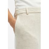 Object Objsanne Aline Wide Pant Broeken Dames - Zand