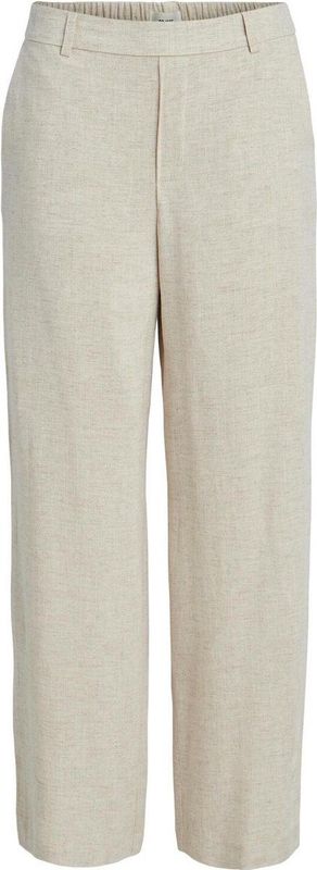 Object Objsanne Aline Wide Pant Broeken Dames - Zand