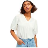 Object T-shirt Objcaroline S s Top Noos 23041624 Cloud Dancer Dames