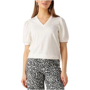 Object T-shirt Objcaroline S s Top Noos 23041624 Cloud Dancer Dames