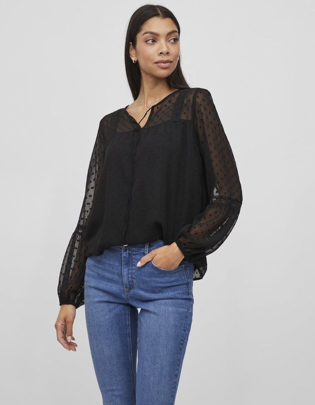 Vila Blusenshirt »VIEDEE L/S TOP - NOOS«