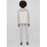 Blouse - V-hals - Lange Mouwen - Gerecycled Polyester - Normale Pasvorm