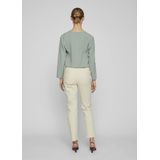 VILA Alice Jo Col Straight Fit Jeans Met Normale Taille - Dames - Birch