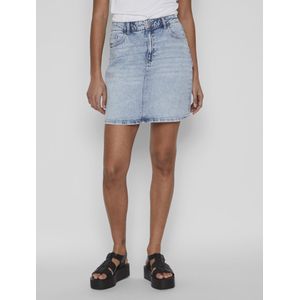 VILA - VIKAJA JAF DENIM SKIRT - Dames - Lichtblauw - Katoen/Elastan