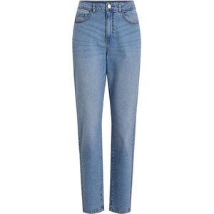 VILA High Waist Mom Jeans VINAOMI Blauw