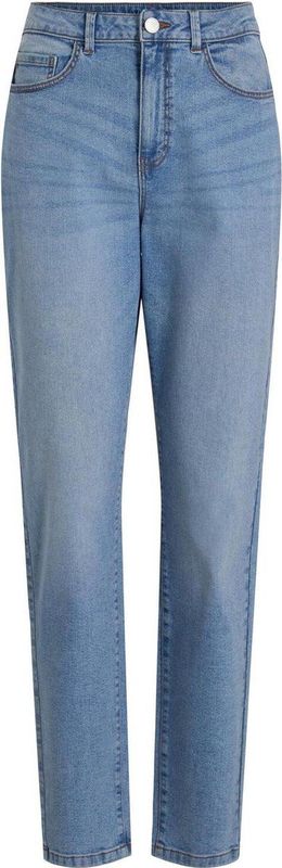 VILA High Waist Mom Jeans VINAOMI Blauw