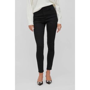 VILA High Waist Skinny Jeans VISALLY Black Denim