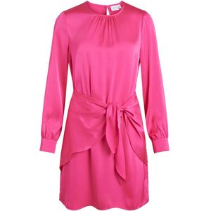 Vila - Jerseyjurk - Lichtblauw - Lange Mouwen - Ronde Hals