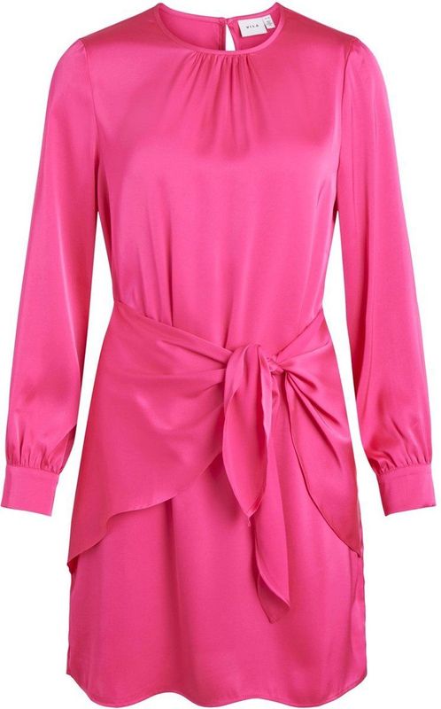 Vila - Jerseyjurk - Lichtblauw - Lange Mouwen - Ronde Hals