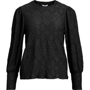 Object Dames Objfeodora L/S Top Noos Blouse, zwart, XL