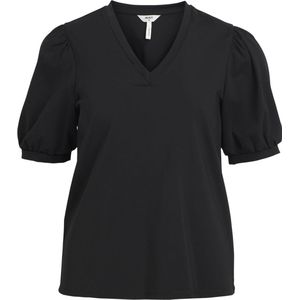 Object Objcaroline S s Top Tops T-shirts Dames - Shirt - Zwart
